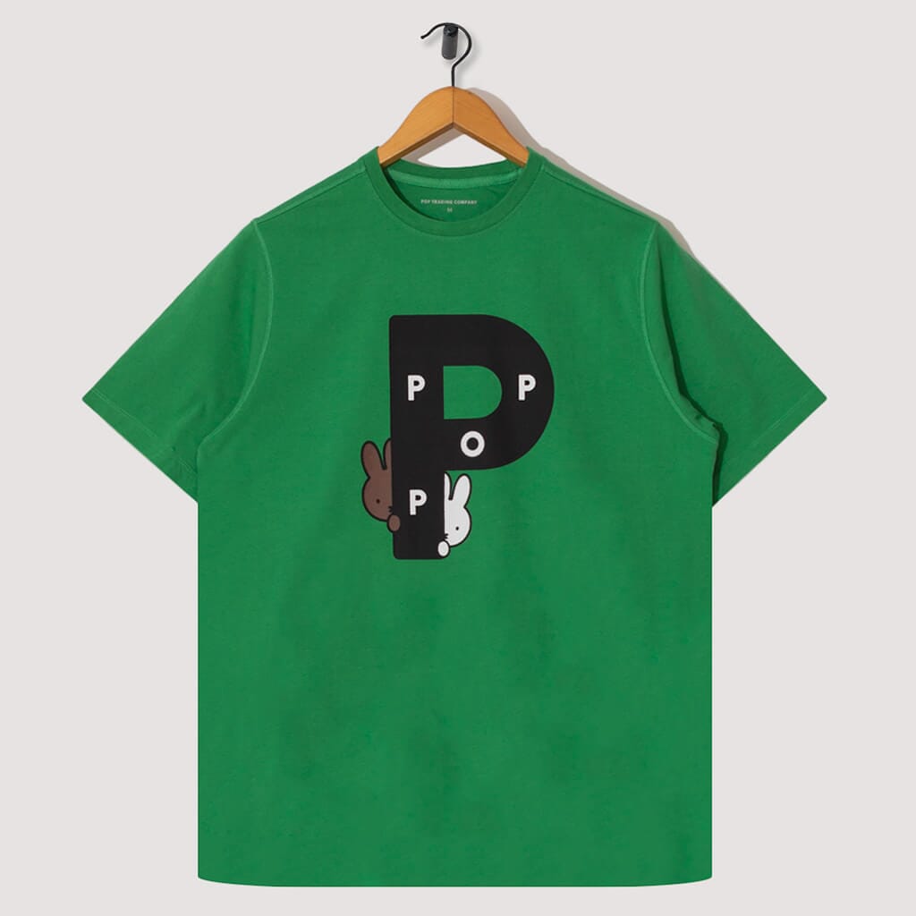 Footwear T-Shirt - Black | Pop Trading Company x Miffy | Peggs & Son.