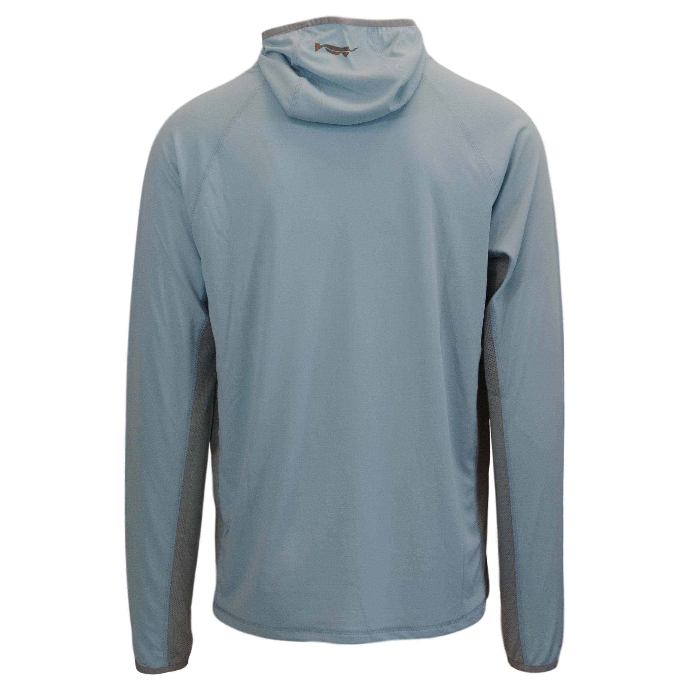 EAG Kryptek Lightweight Performance Fishing Hoodie Men's (Color: Ghost / Carolina Blue, Size: L)