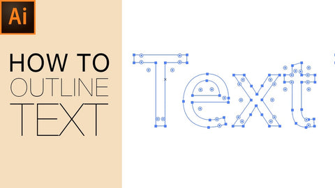 How to Convert Font to Vector Outline