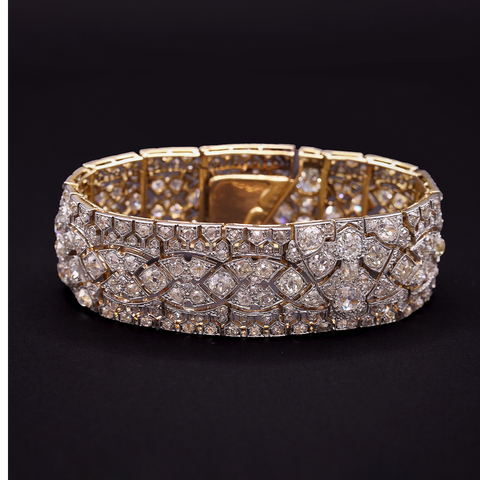 Cartier diamond bracelet, courtesy Jardin Jewels.
