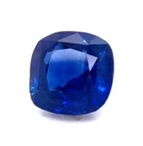 7.60-carat, cushion cut Kashmir Sapphire.