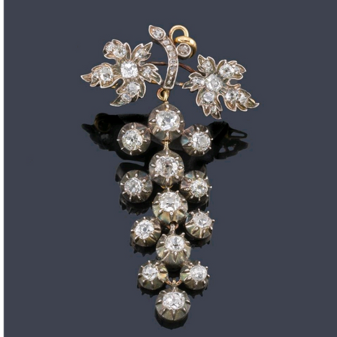 Antique diamond brooch, courtesy Arts International, Inc. Ltd.