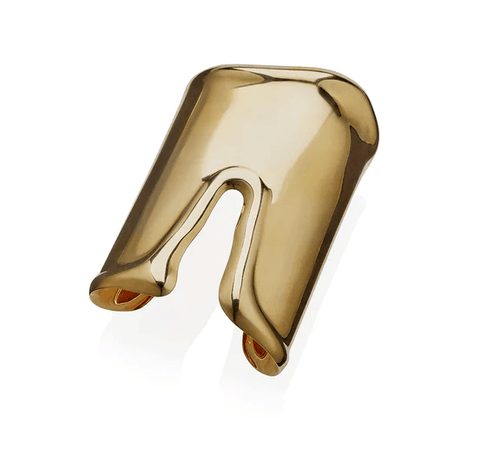 : Large 18-karat gold “Bone” cuff by Elsa Peretti for Tiffany & Co.