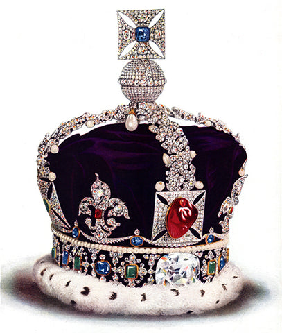 Imperial State Crown with the Cullinan II Diamond.