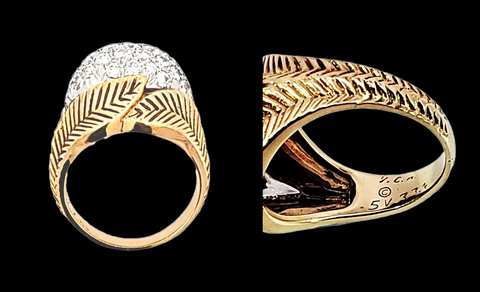 Diamond and 18-karat gold ring, signed Van Cleef & Arpels, circa 1950s