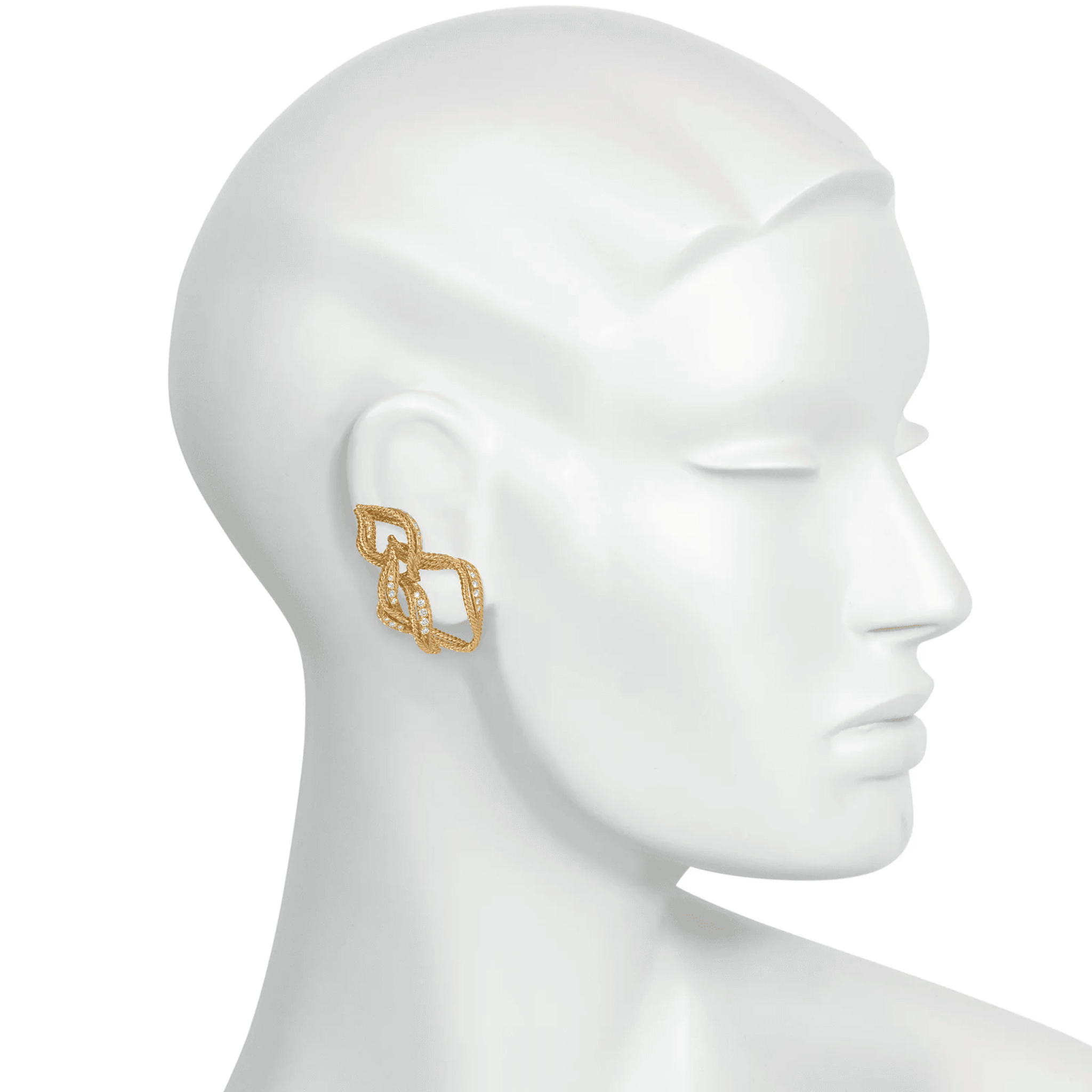 Flipkart.com - Buy memoir Memoir Gold plated Brass, SWASTIK shaped, Ethnic Stud  Earrings Women Fashion, Latest design Brass Stud Earring Online at Best  Prices in India