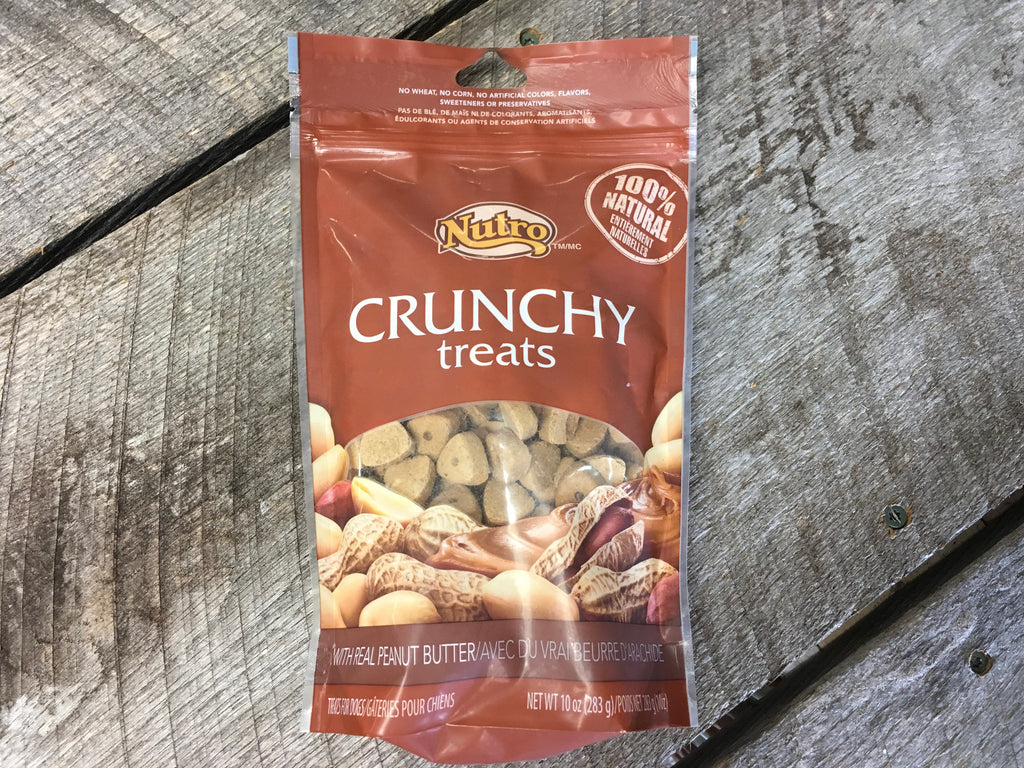 nutro crunchy treats peanut butter