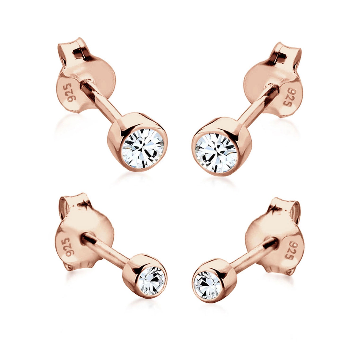 (Weiß) Jewelry – Ohrringset Kristall Elli | Basic