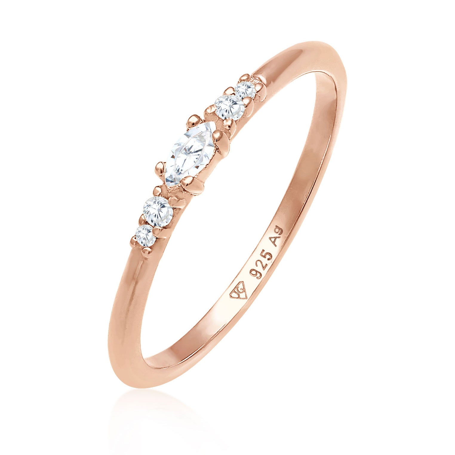 Ring | Zirkonia Jewelry Weiß ) ( Elli –