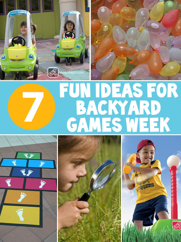 7 fun ideas for backyard games week
