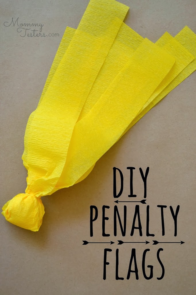 DIY Penalty Flags by Hello Splendid