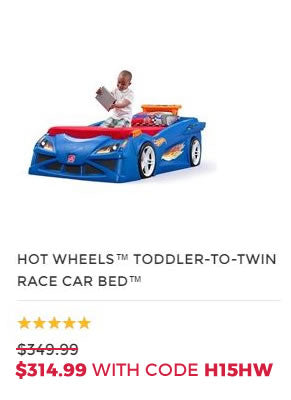 HOT WHEELS TODDLER TO TWIN BED1