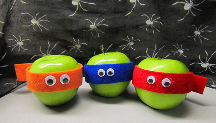 TMNT apples for Halloween