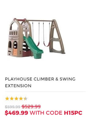 PLAYHOUSE CLIMBER & SWING EXTENSION