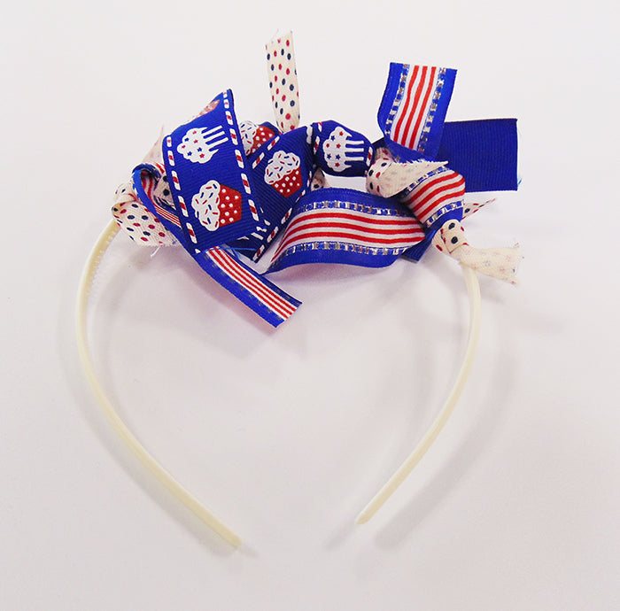 Easy to make patriotic headband!