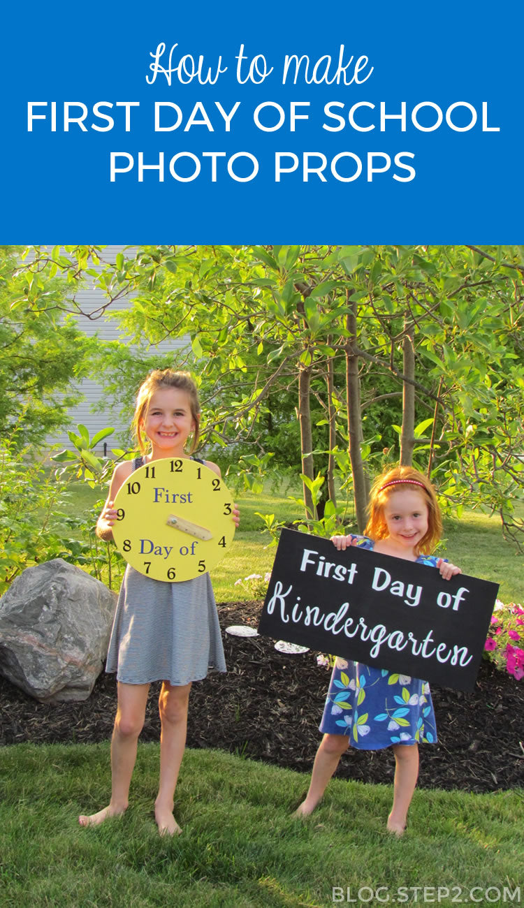 Tutorial for making first day of school signs