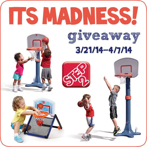 It's Madness Step2 Basketball Hoop Giveaway 3/21 - 4/7