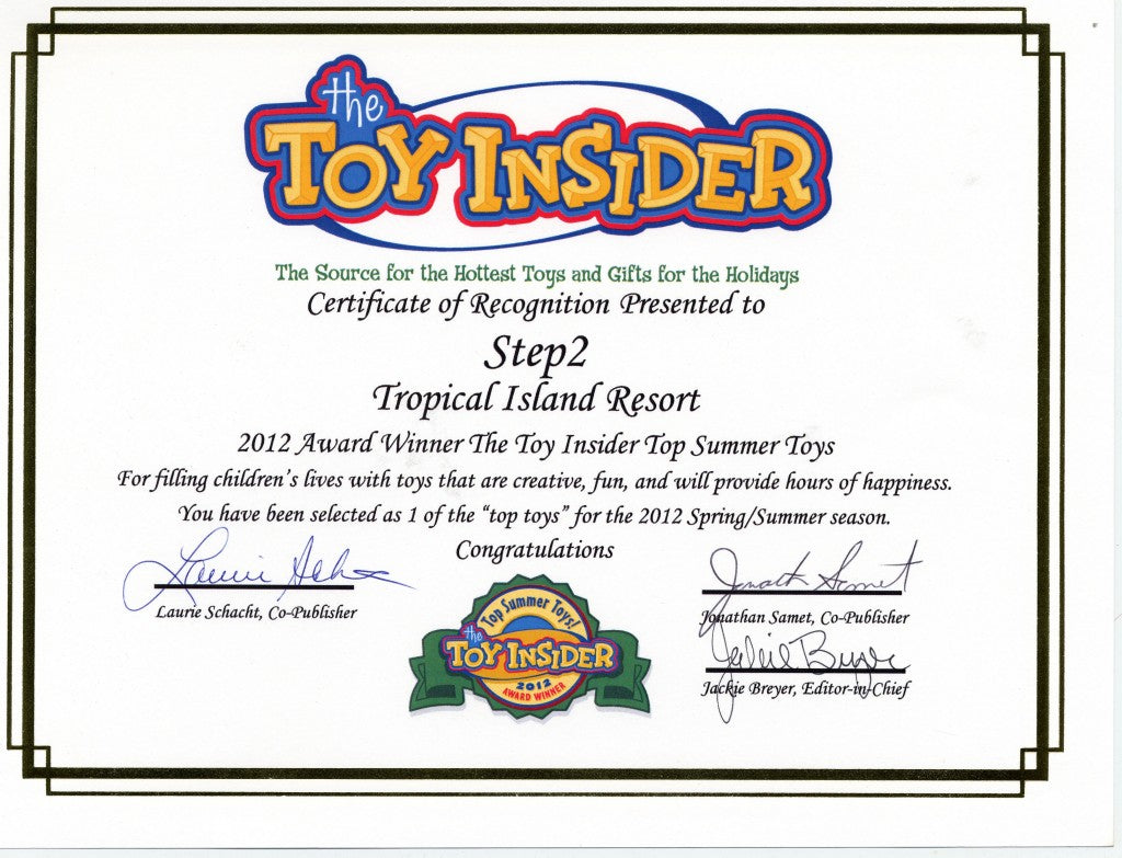 Toy Insider Award Tropical Island