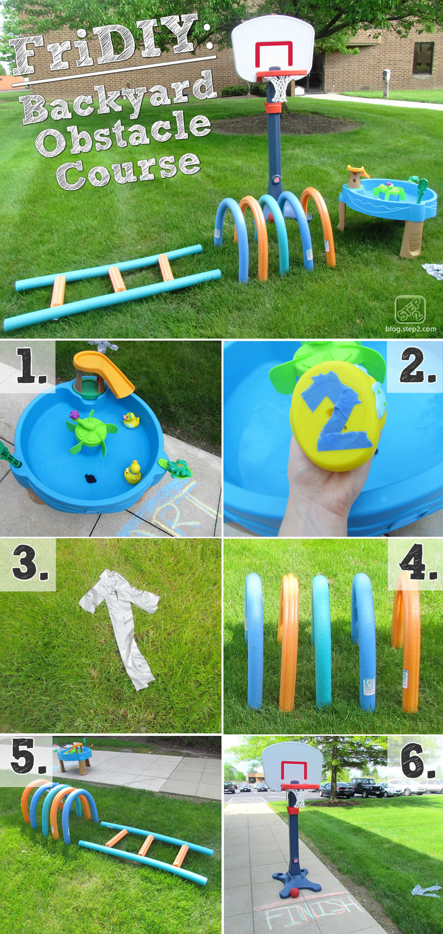 backyard obstacle course instructions