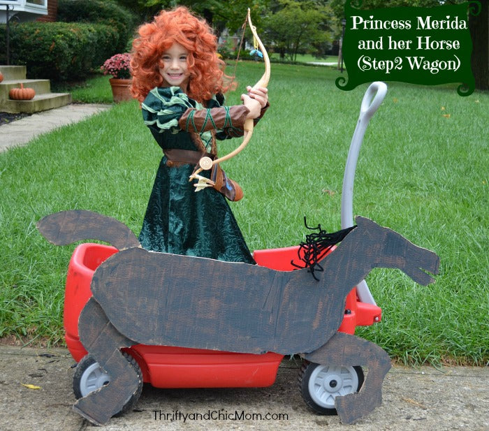 princess-merida-and-her-horse-step2-wagon