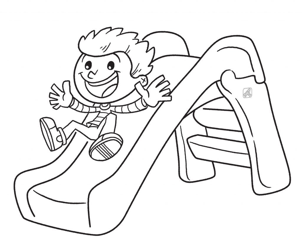 Play & Fold Jr. Slide Coloring Page