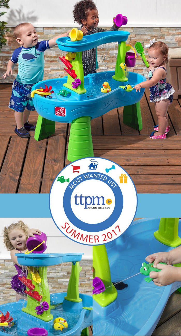 Best Summer Outdoor Toy! Step2 Rain Showers Splash Pond Water Table was recognized by TTPM and The Toy Insider as one of the best outdoor play toys this summer!