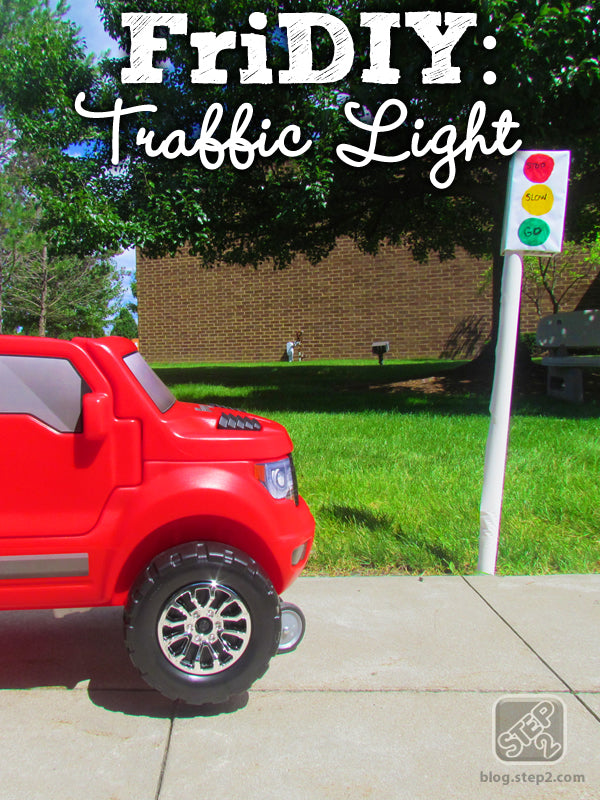 toy truck with traffic light
