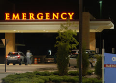 picture of an emergency room entrance