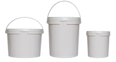 sealed buckets great for storing bags of food