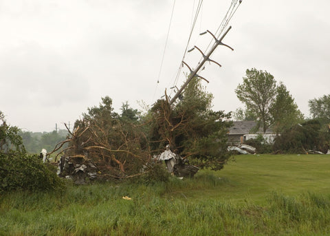 power lines down after tornado