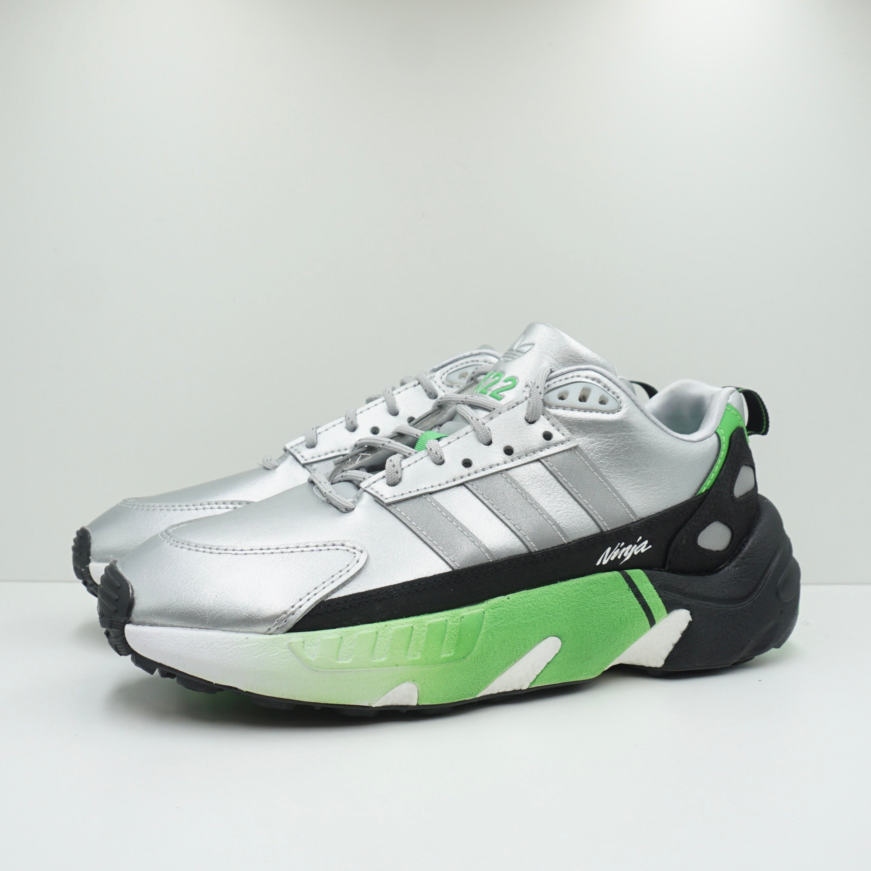 image of Adidas ZX 22 Boost Kawasaki Ninja Silver Metallic