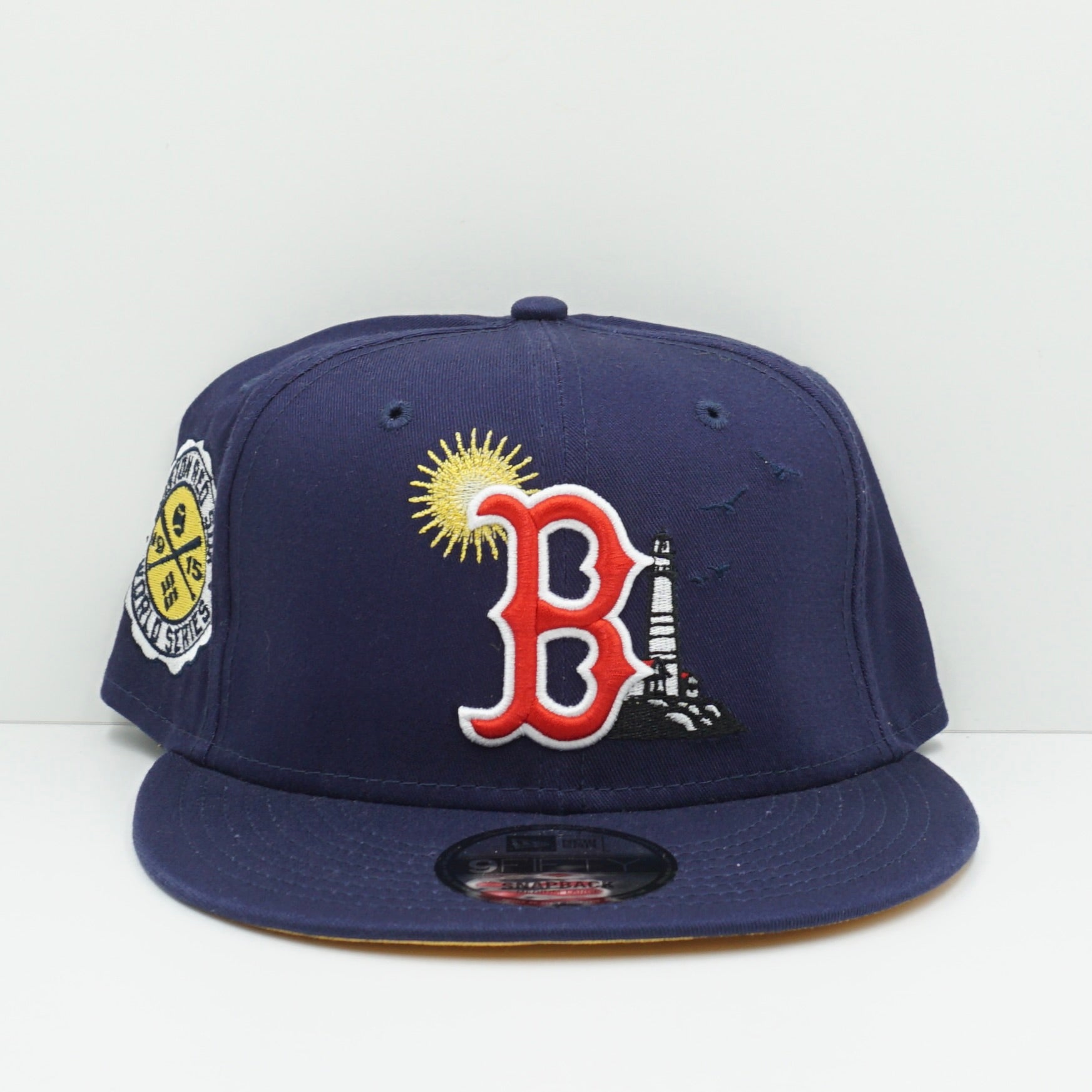 Image of New Era Boston Red Sox World Series Navy Snapback Cap