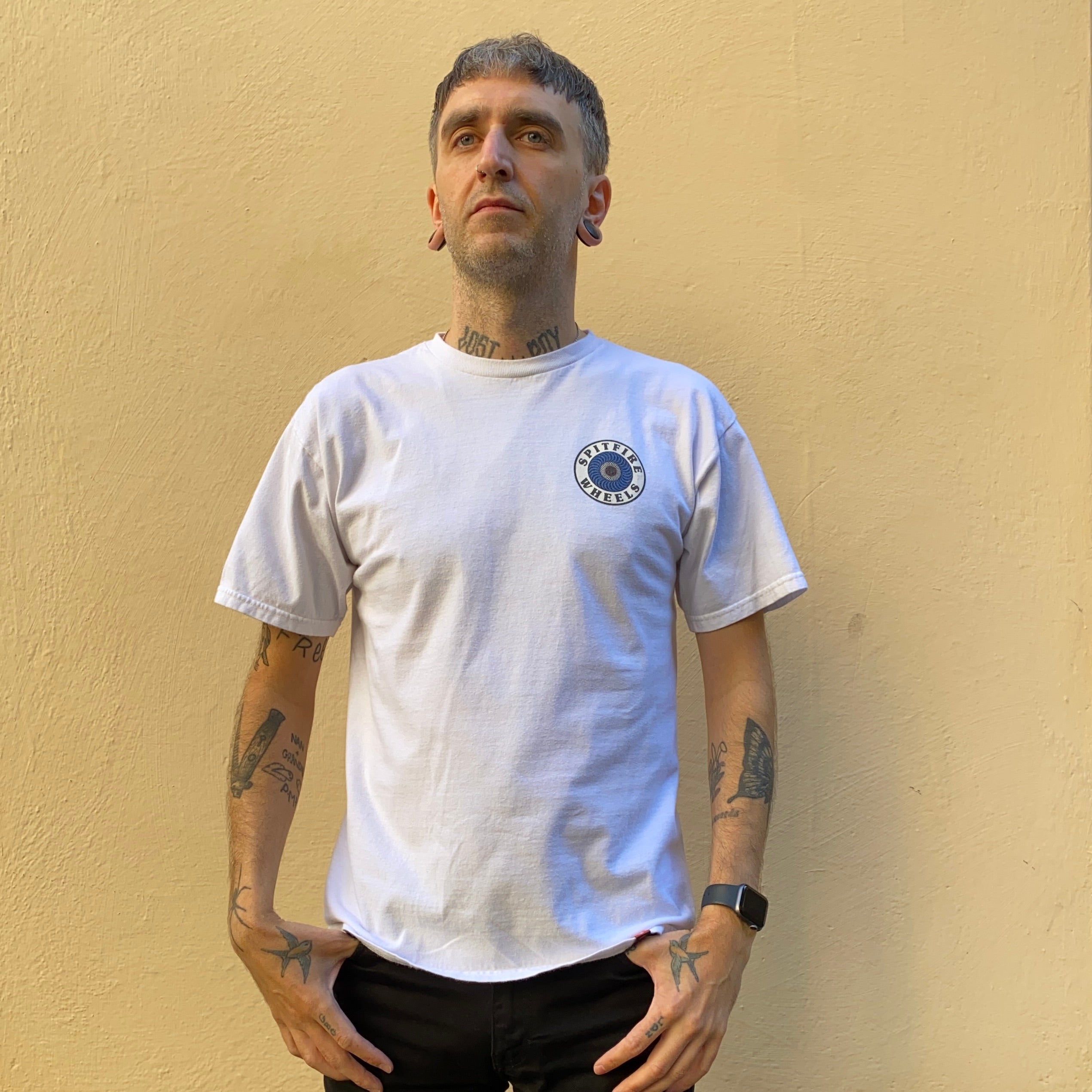 image of Spitfire Wheels OG Classic White Tshirt