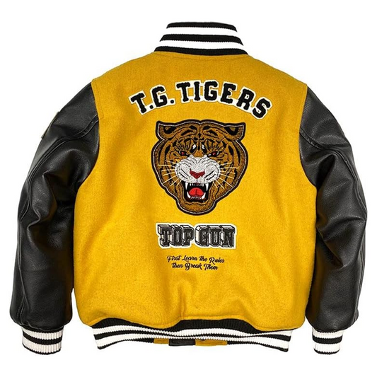 TOP GUN® KIDS GOAT VARSITY JACKET TGK2249 (PURPLE) – NY Flavor