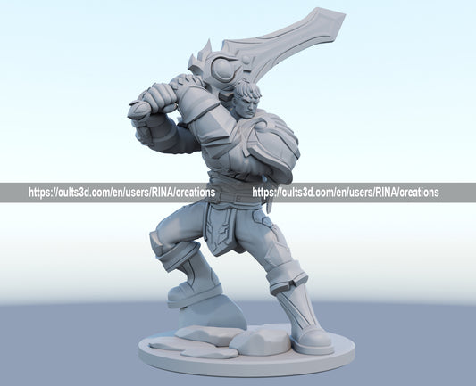 Ornn League of Legends Figurine 10/15 Cm Imprimée En 3D 