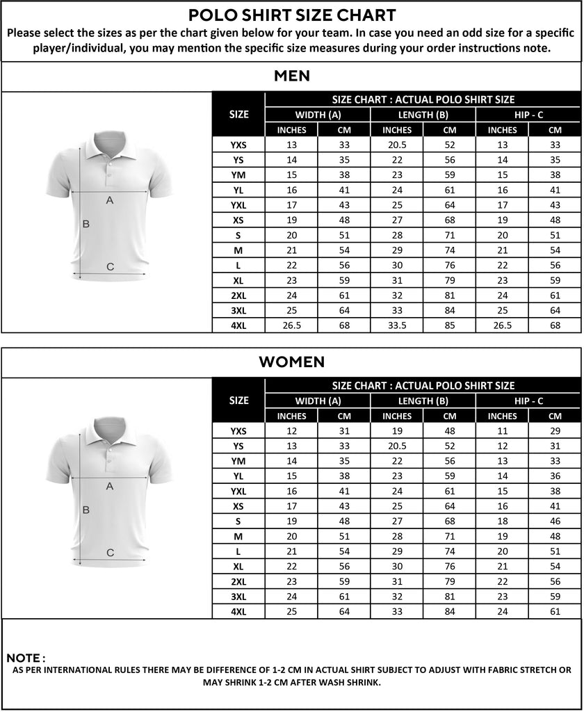 Size Charts