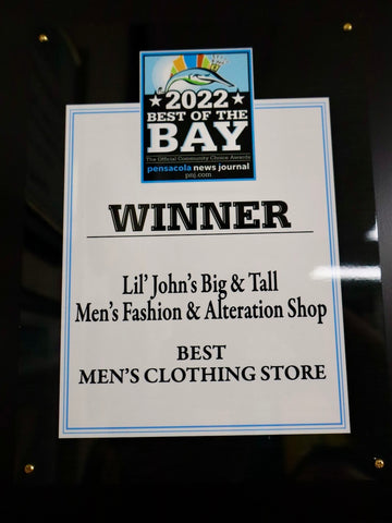 2022 png best of the bay winner best mens clothing store lil johns big and tall