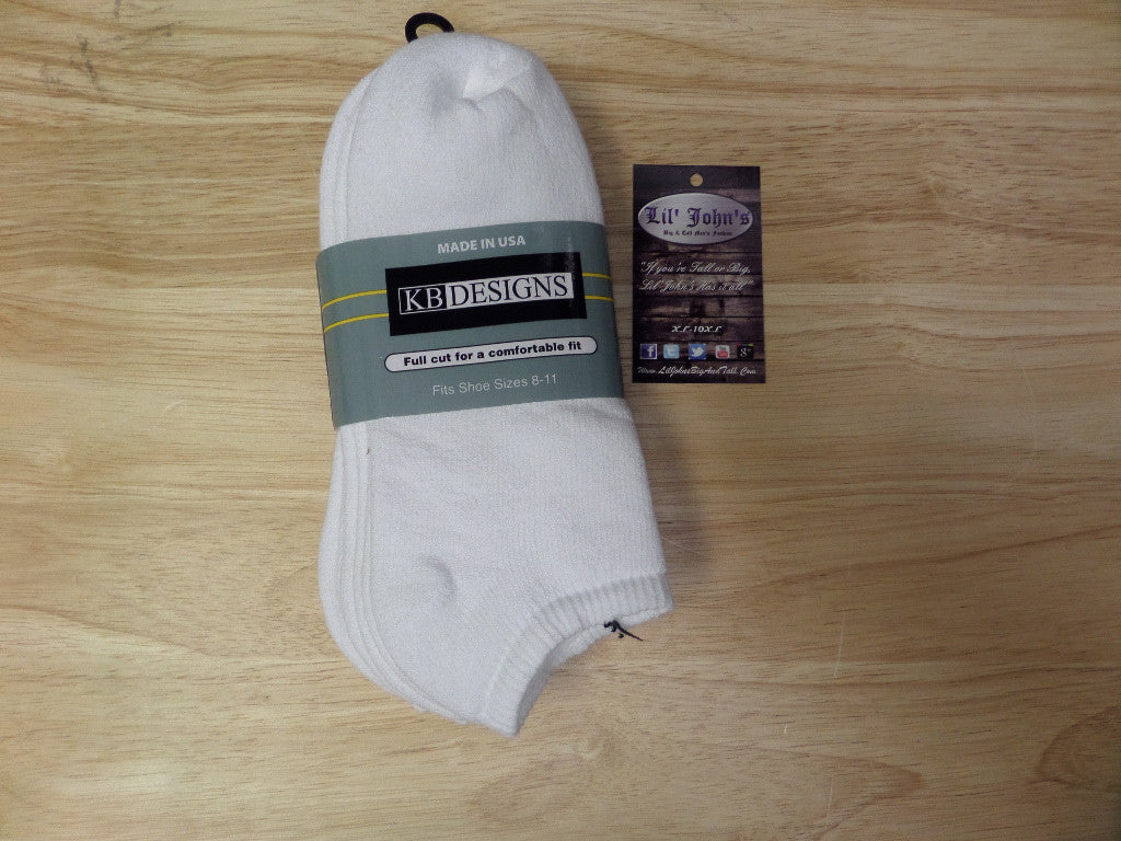 KB Designs Socks No Show 3 pack | Lil 