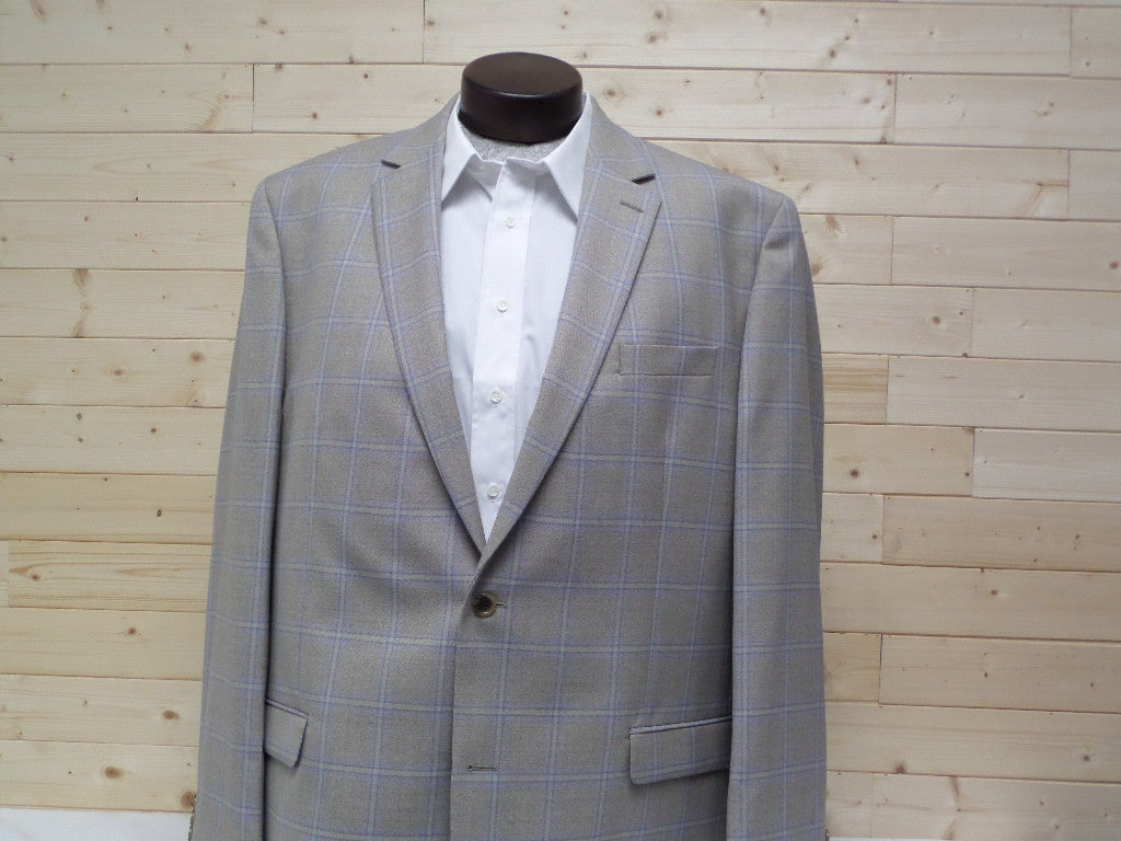 Shaquille O'neal Tan Plaid Sports Coats | Lil' John's Big & Tall Men's ...