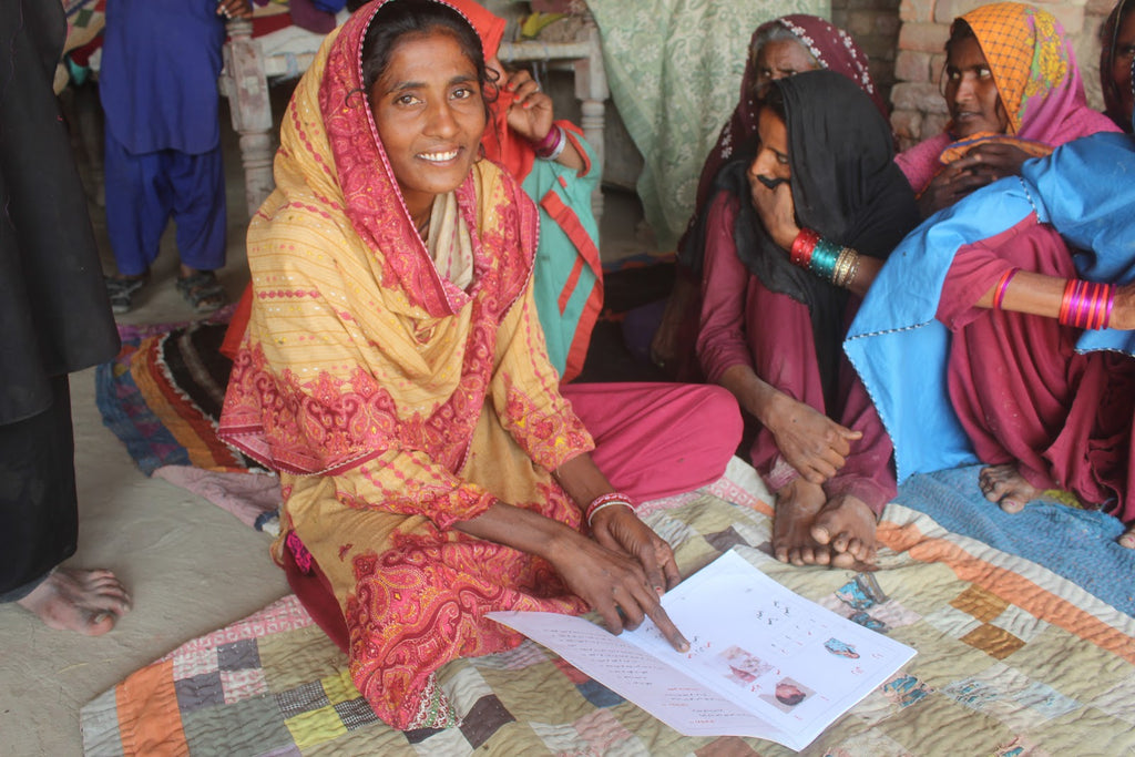 When staff from Tearfund’s partner the Diocese of Hyderabad came to Bakhtawar’s village in remote, rural Pakistan and set up a school, life changed for two generations of her family.