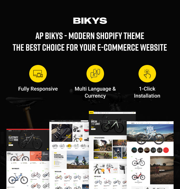 Ap Bikys - Modern Shopify theme the best choice for your e-commerce website