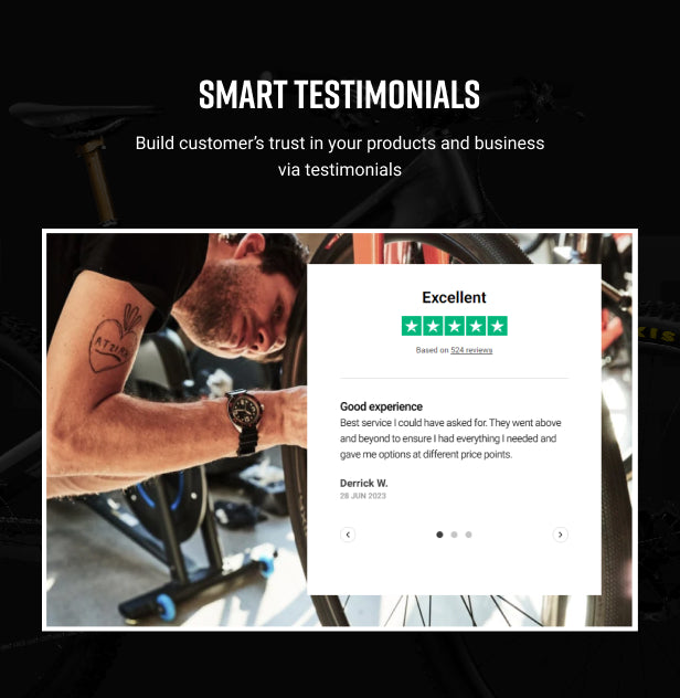 Smart testimonials