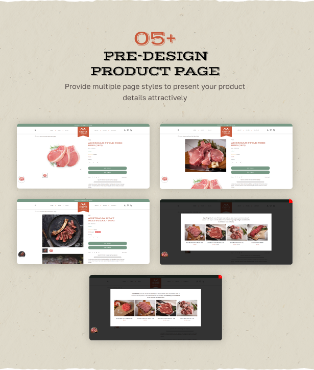 05+ Pre-design Product page