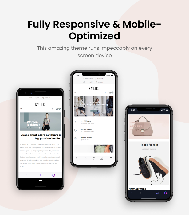 Fully responsive & mobile-optimized