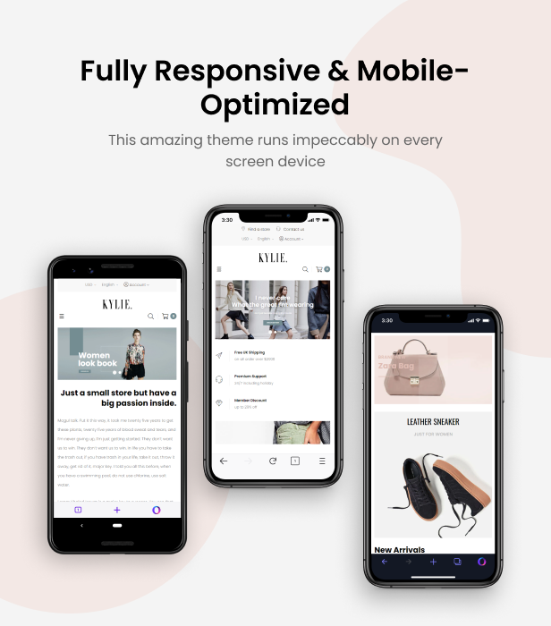 Fully responsive & mobile-optimized