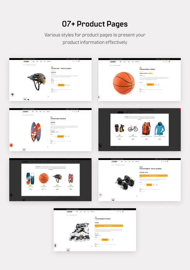 07+ product pages