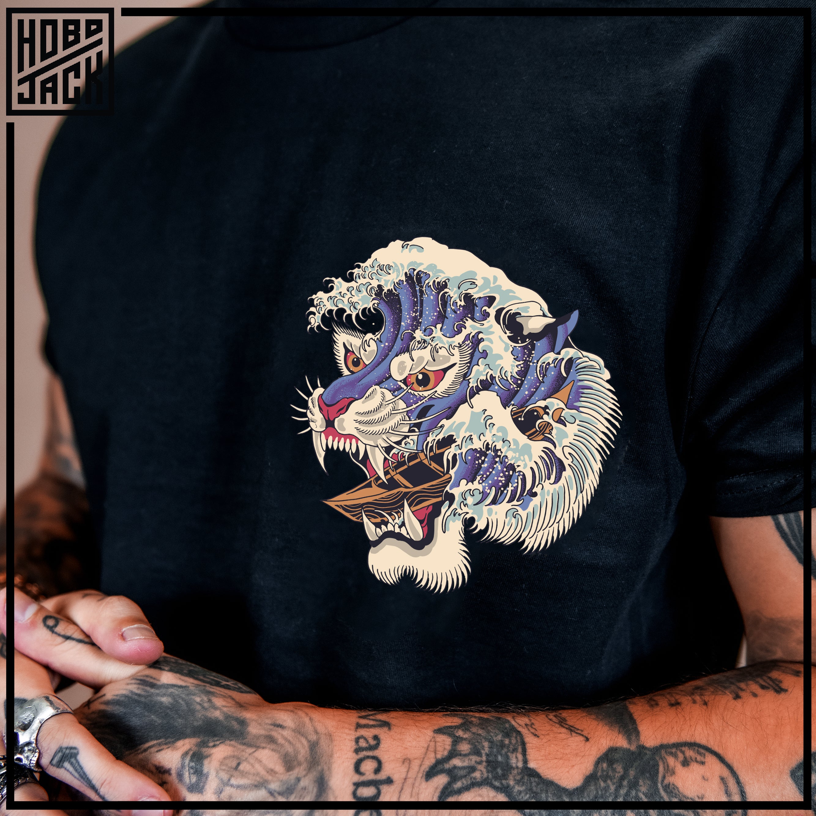 Traditional Flash Swallow Tattoo ~ BLACK Pocket T-Shirt