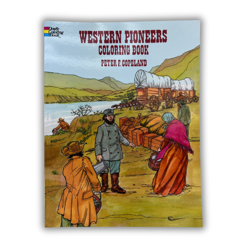  Western Pioneers Coloring Book 