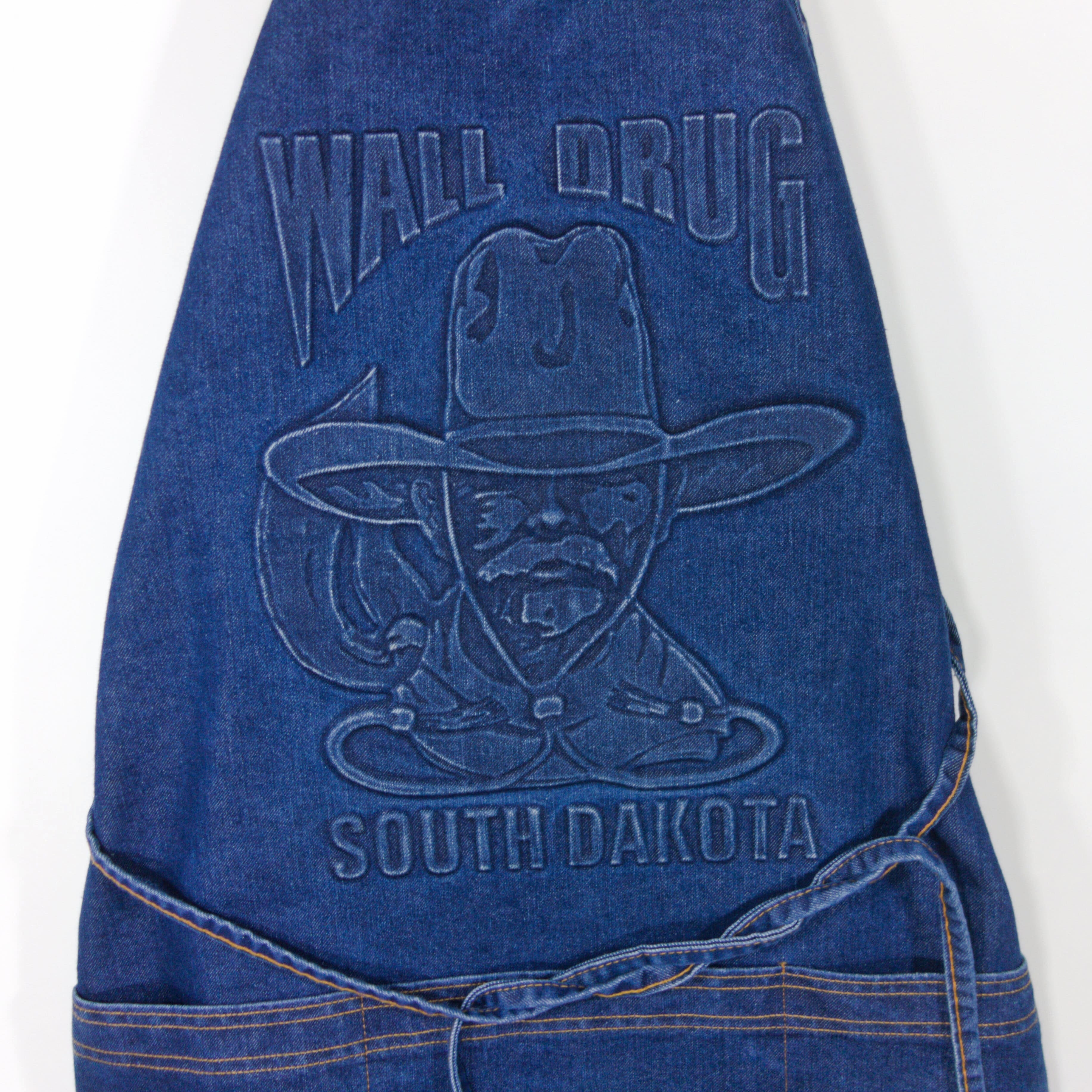  Wall Drug Cowboy Blue Denim Apron 