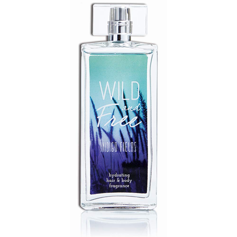  Wild and Free Hydrating Hair & Body Fragrance, 3.4 oz - Indigo Fields 